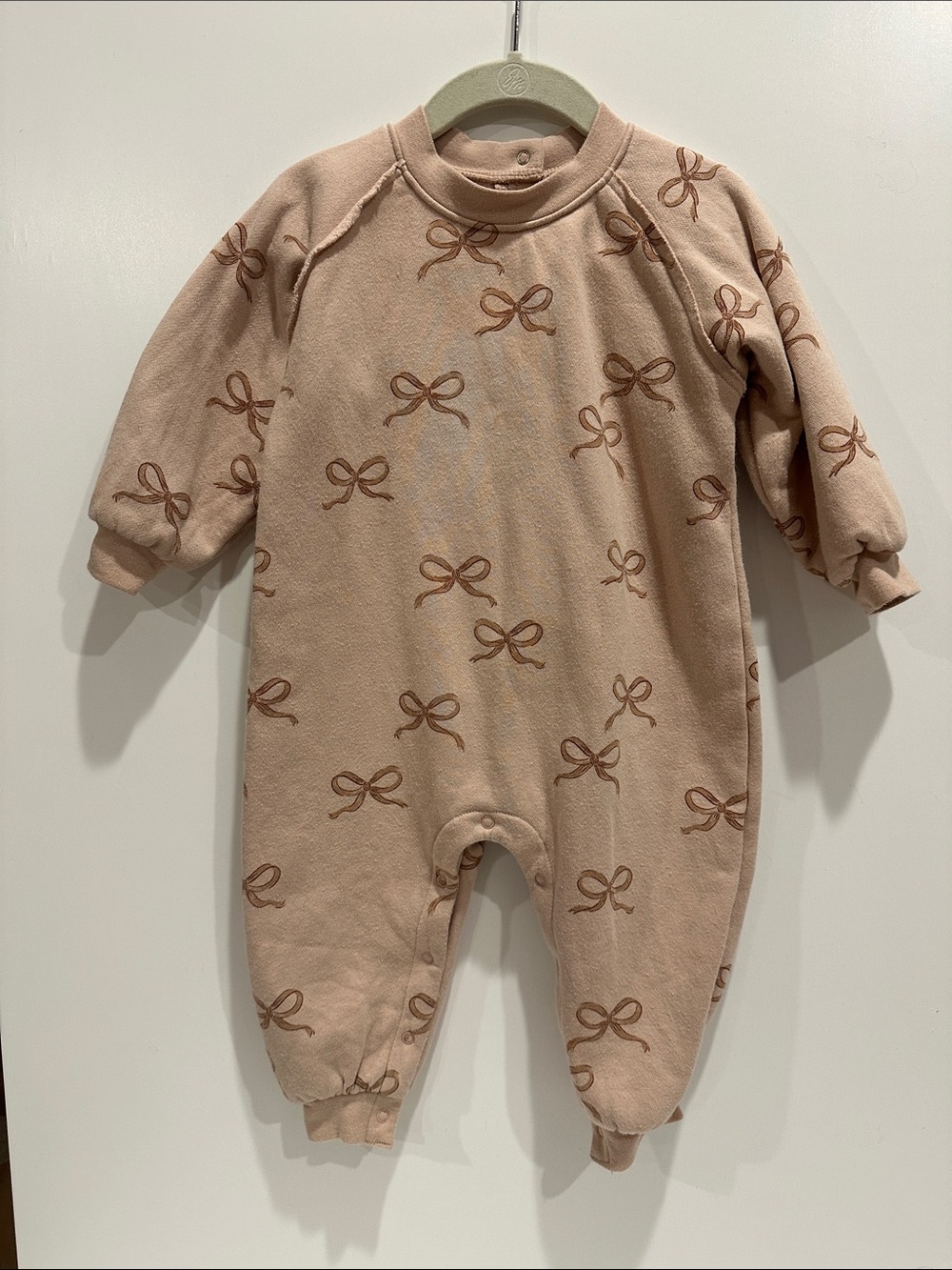 Rylee + Cru Blush Bow Romper